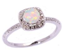 White Fire Opal Ring 202//162